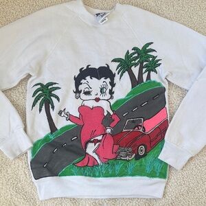 Vintage 80’s Betty Boop Youth Sweatshirt